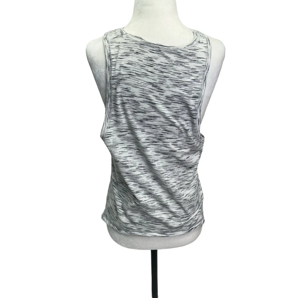 Lululemon Grey/White Workout Tank Top Size M/L - Picture 4 of 8
